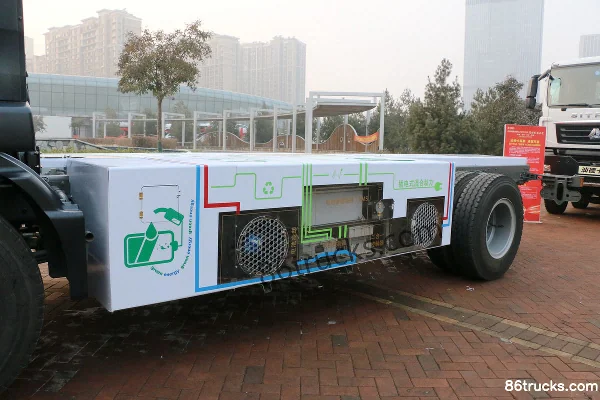 Sinotruk Sitrak SITRAK C5H Heavy Truck 340 hp 4X2(6 wheels) Center Axle Car Carrier (Zhongji Brand) Chassis (2) | 86Trucks
