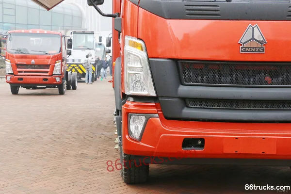 Sinotruk HOWO G5X camion porteur 220 ch 4X2(6 roues) 5,2 m cabine avec couchette, fourgon à rideaux latéraux (China VI) Extérieur (3) | 86Tr