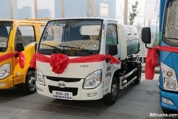 Yuejin Xiaofuxing S50 1,9 L 95 ch 4X2(6 roues) diesel benne à déchargement par caisse amovible (marque ZOOMLION) Extérieur (2) | 86Trucks