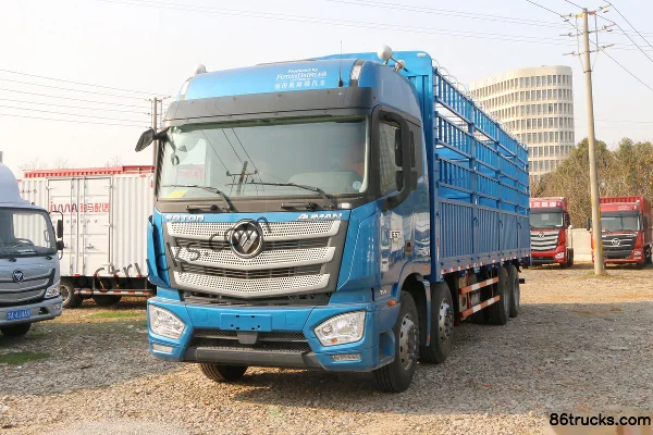 Foton AumanEST Basic 490hp 8X4(12 wheels) 9.58m Wing Opening Box Cargo Truck (China VI)(Full Disc Brakes) Exterior (3) | 86Trucks