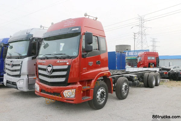 Foton Auman New ETX 6-series Heavy Truck 360hp 8X4(12 wheels) 9.53m Stake Cargo Truck (440 rear axle) Exterior (2) | 86Trucks