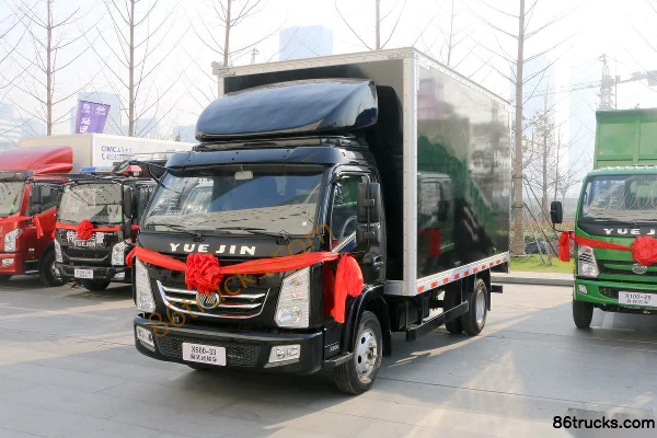 Yuejin Shangjun X500-33 150 hp 4X2(6 wheels) 4.105m Single Row Van Light Truck Exterior (3) | 86Trucks