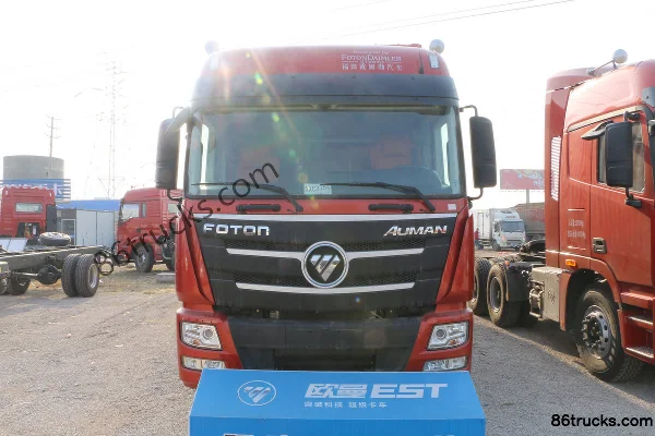 Foton Auman GTL 6 Series Heavy Truck 400hp 8X4(12 wheels) 9.6m Van Truck Exterior (2) | 86Trucks
