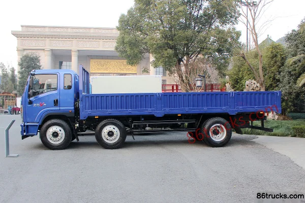 Feidi V6 Series 200 hp 6X2(8 wheels) 6.8m Flatbed Cargo Truck Exterior (2) | 86Trucks