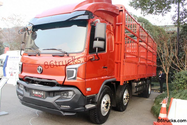 Feidi XH 245 ch 6X2(8 roues) 7,7 m camion porteur à ridelles type grille cabine avancée Extérieur (3) | 86Trucks