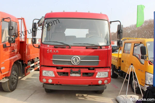 Dongfeng Commercial Vehicle Tianjin Medium Truck 180hp 4X2(6 wheels) 6.75m Semi-row Flatbed Cargo Truck Chassis Exterior (2) | 86Trucks