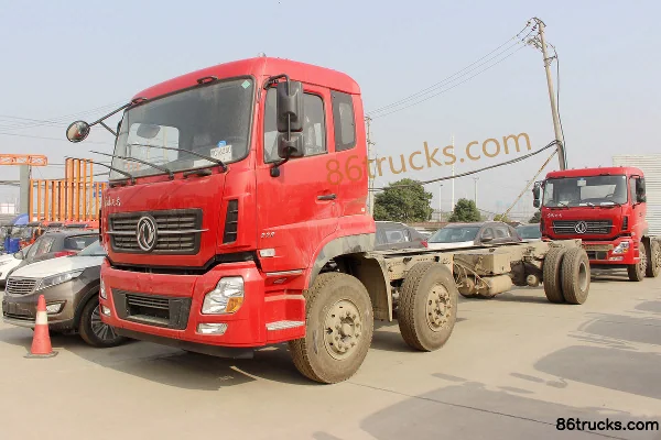 Dongfeng Commercial Vehicle Tianlong Heavy Truck 245 hp 6X2(8 wheels) 9.6m Stake Cargo Truck Exterior (2) | 86Trucks