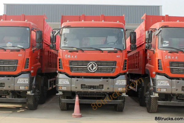 Dongfeng Commercial Vehicle Tianlong KC 385 ch 8X4(12 roues) 7.8 m camion benne Extérieur (2) | 86Trucks
