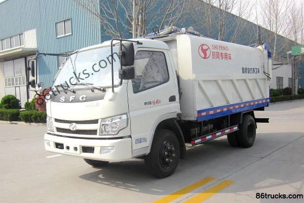 Shifeng Fengshun III 4X2(6 wheels) 116hp Self-Loading Garbage Truck Exterior (3) | 86Trucks