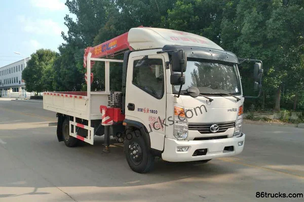 Shifeng Fengchi 4X2(6 wheels) 84 hp Truck Mounted Crane Exterior