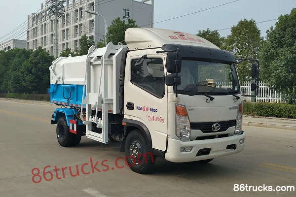 Shifeng Fengchi 4X2(6 wheels) 87 hp Dump Garbage Truck Exterior