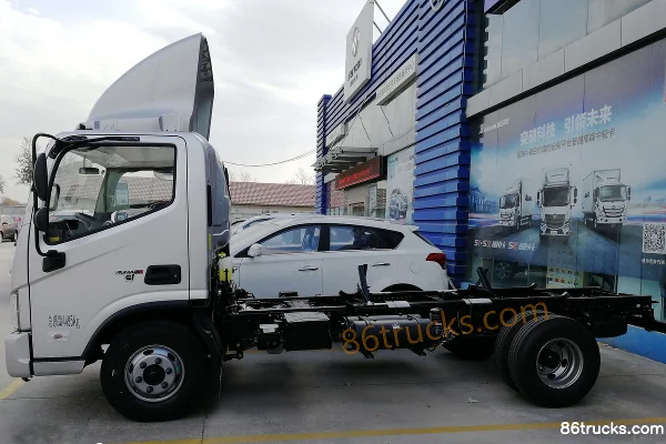 Foton Aumark S3 143 ch 4X2(6 roues) châssis camion léger à grille 4,18 m cabine simple Extérieur (3) | 86Trucks