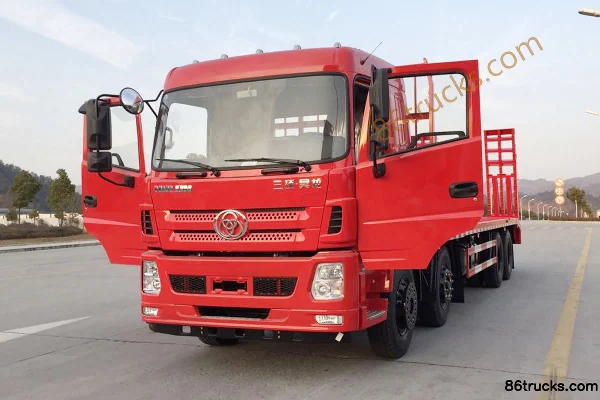 Sanhuan Shitong Haolong 310 hp 8X4(12 wheels) flatbed truck Exterior (2) | 86Trucks
