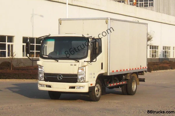 Kama Kaijie 129 ch 4X2(6 roues) camion léger fourgon 4,2 m cabine simple Extérieur (3) | 86Trucks