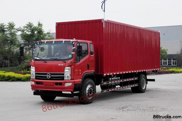 Kama Kaijie M8 180 hp 4X2(6 wheels) 7.8m Van Cargo Truck Exterior (3) | 86Trucks