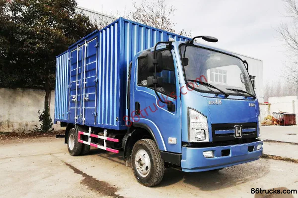 Aerospace Linghe Qihangxing 117 hp 4X2(6 wheels) 3.8m semi-row box truck Exterior