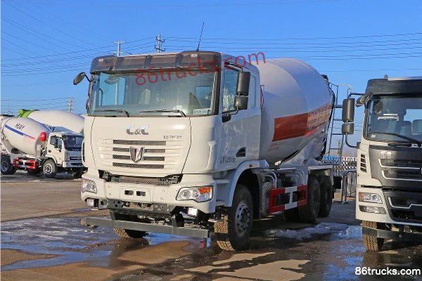 Union Truck U350 350hp 6X4(10 wheels) 4.1m³ concrete mixer truck chassis (4.769 ratio) Exterior (3) | 86Trucks