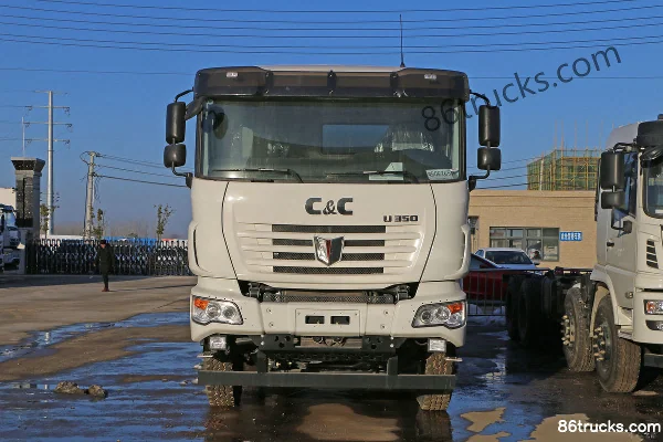Union Truck U350 350hp 6X4(10 wheels) 4.1m³ concrete mixer truck chassis (4.769 ratio) Exterior (2) | 86Trucks