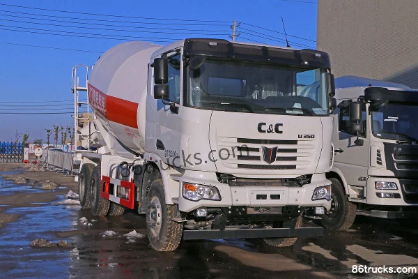 Union Truck U350 350hp 6X4(10 wheels) 4.1m³ concrete mixer truck chassis (4.769 ratio) Exterior