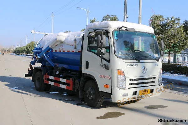 Dayun Aopuli 116ch 4X2(6 roues) Cleaning and Suction Truck (Yandi Brand) Extérieur
