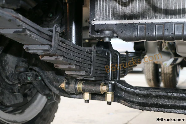 Feidi X3 série 156 ch 4X2(6 roues) 5,26 m camion benne Châssis (3) | 86Trucks