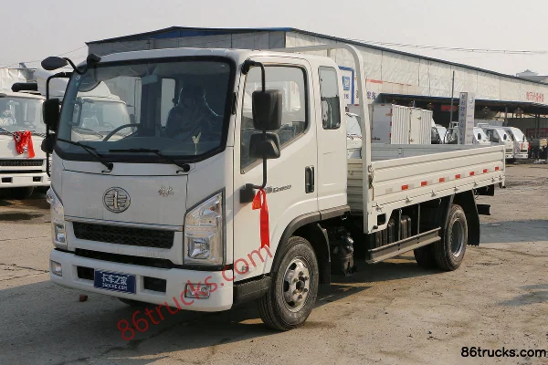 FAW Hongta FAW Jiefang Gongshi 156hp 4X2(6 wheels) 3.79m Extended Cab Flatbed Light Truck Exterior (3) | 86Trucks
