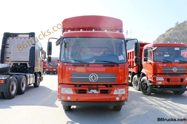Dongfeng Commercial Vehicle Tianjin Medium Truck 160 hp 4X2(6 wheels) 6.75m Cage Cargo Truck Exterior (2) | 86Trucks