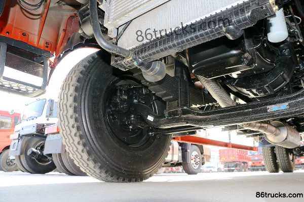 Dongfeng Commercial Vehicle Tianjin Medium Truck 160 hp 4X2(6 wheels) 6.75m Cage Cargo Truck Chassis (2) | 86Trucks