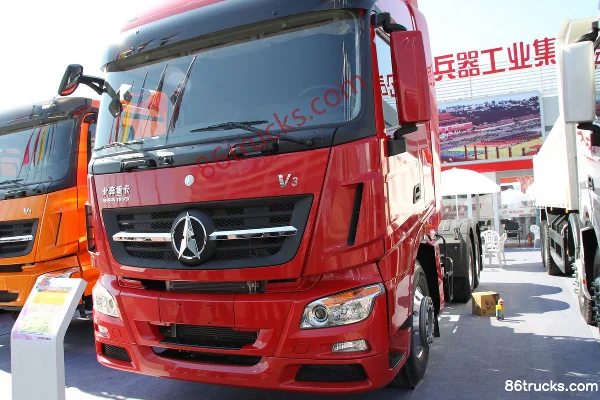 Beiben V3 Heavy Truck 330hp 6X4(10 wheels) LNG Tractor Truck Exterior (2) | 86Trucks