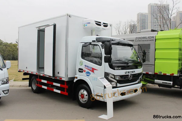 Dongfeng Kaipute K6 150hp 4X2(6 wheels) 4m Single Row Refrigerated Truck Exterior