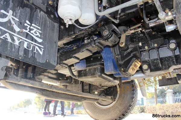 Dayun Aopuli 129 ch 4X2(6 roues) camion plateau (marque Runzhixing) Châssis (3) | 86Trucks