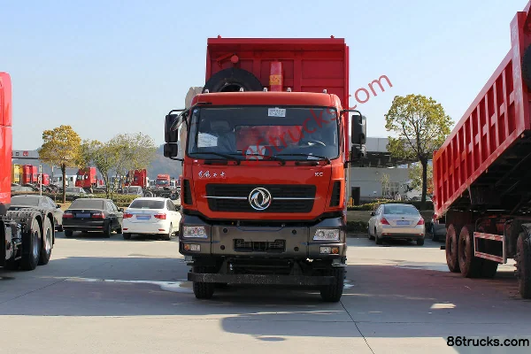 Dongfeng Commercial Vehicle Tianlong KC Heavy Truck 350hp 8X4(12 wheels) 7.3m Dump Truck (5.571 Ratio) Exterior (2) | 86Trucks