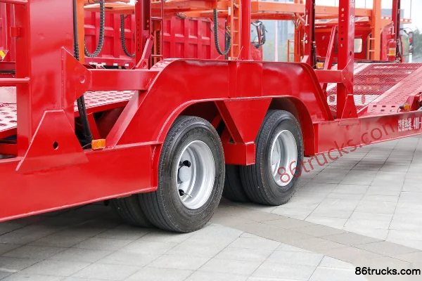 Dongfeng Liuqi Chenglong T5 heavy truck 270hp 4X2(6 wheels) vehicle transport long-nose tractor truck Body (2) | 86Trucks