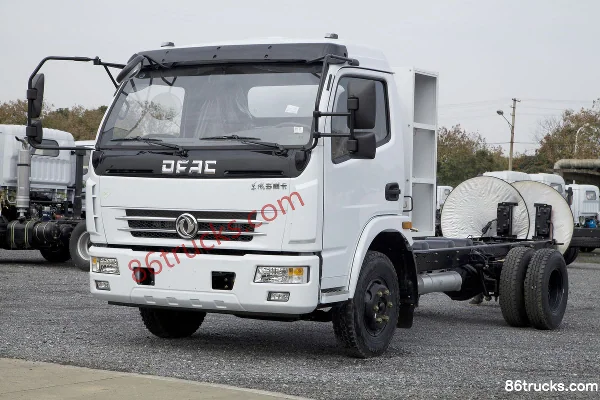 Dongfeng 143 ch 4X2(6 roues) camion porteur à ridelles à cabine simple 5,14 m CNG Extérieur (3) | 86Trucks