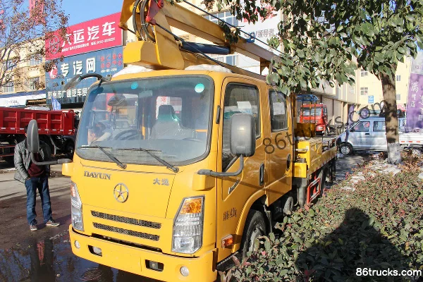 Dayun Aopuli 102 ch 4X2(6 roues) camion nacelle double cabine (marque Runzhixing) Extérieur (2) | 86Trucks