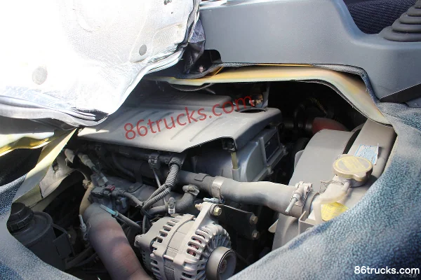 Dayun Aopuli 102 ch 4X2(6 roues) camion nacelle double cabine (marque Runzhixing) Châssis (1) | 86Trucks