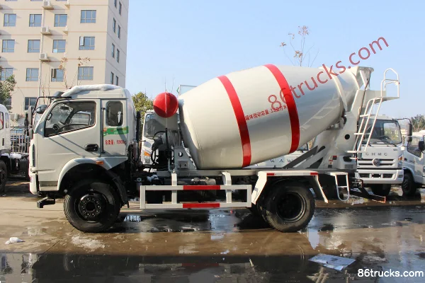 Dongfeng Teshang 140 hp 4X2(6 wheels) 3.3m³ concrete mixer truck (EQ5165GJBFV1) Exterior (3) | 86Trucks