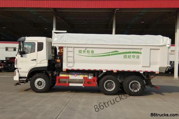 Sinotruk Wangpai W5G 380 ch 6X4(10 roues) 5,4 m LNG camion benne à ordures Extérieur (3) | 86Trucks