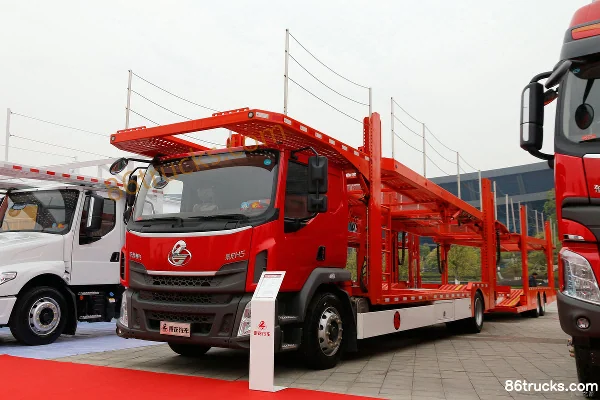 Dongfeng Liuqi Chenglong H5 260hp 4X2(6 wheels) AMT Automatic Hook Lift Cargo Truck Exterior (3) | 86Trucks