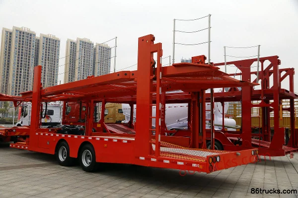 Dongfeng Liuqi Chenglong H5 260hp 4X2(6 wheels) AMT Automatic Hook Lift Cargo Truck Body (3) | 86Trucks