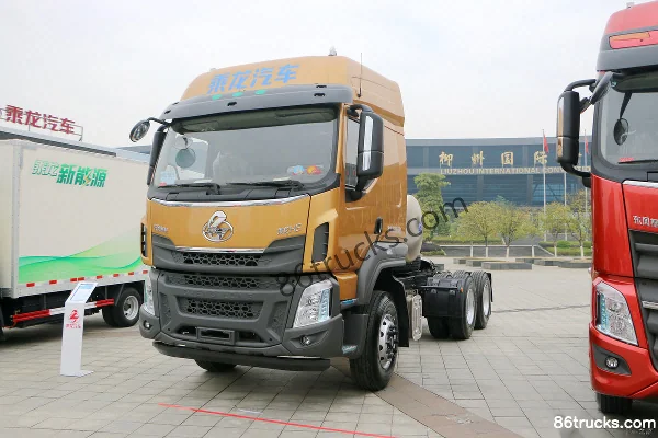 Dongfeng Liuqi Chenglong H5 Heavy Truck 380hp 6X4(10 wheels) LNG Tractor Truck Exterior (3) | 86Trucks