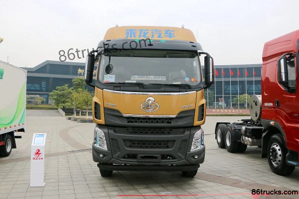 Dongfeng Liuqi Chenglong H5 Heavy Truck 380hp 6X4(10 wheels) LNG Tractor Truck Exterior (2) | 86Trucks