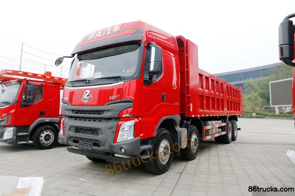 Dongfeng Liuqi Chenglong H7 Composite Edition 12.9L Diesel 600 hp 8X4(12 wheels) Fast Gear 13-speed 7.2m Dump Truck Exterior (3) | 86Trucks