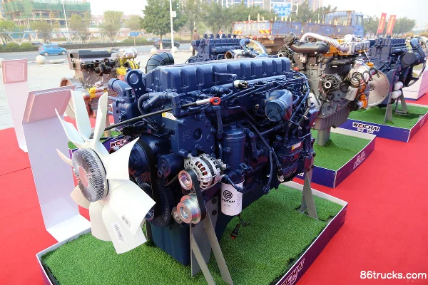 Weichai WP9H336E50 336 hp 8.8L China V Diesel Engine Exterior (2) | 86Trucks