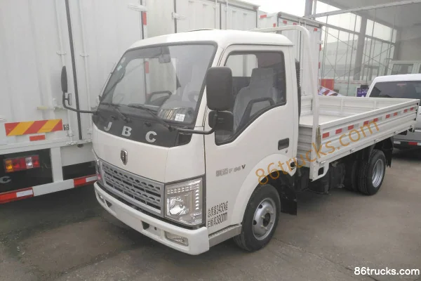 Jinbei Qiyun 98 ch 4X2(6 roues) essence/GNC camion léger plateau à ridelles cabine simple 3,65 m (frein hydraulique) Extérieur (2) | 86Truck