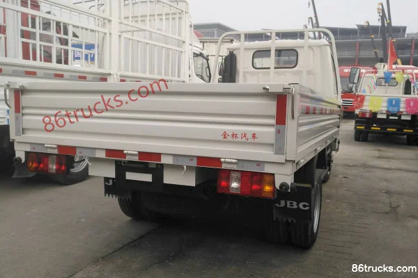 Jinbei Qiyun 98 ch 4X2(6 roues) essence/GNC camion léger plateau à ridelles cabine simple 3,65 m (frein hydraulique) Extérieur (3) | 86Truck