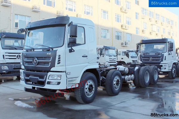 SHACMAN Commercial Vehicle Xuande X6 300hp 8X4(12 wheels) 7.4m³ Concrete Mixer Truck Exterior (2) | 86Trucks