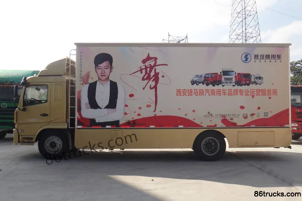 SHACMAN Commercial Vehicle Xuande X6 160hp 4X2(6 wheels) stage truck Exterior (3) | 86Trucks
