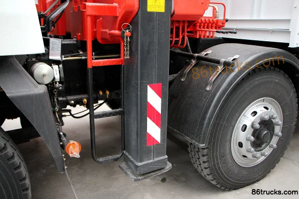 Hualing Heavy Truck 345 hp 8X4(12 wheels) 8 m Truck-Mounted Crane Body (2) | 86Trucks