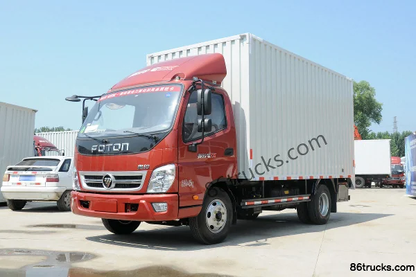 Foton Ollin CTX 131hp 4X2(6 wheels) 4.165m Single Row Van Light Truck Chassis Exterior (3) | 86Trucks